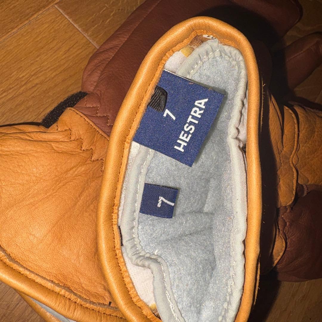 HESTRA グローブ スノーボード 3フィンガー　ヘストラ レザーグローブ
