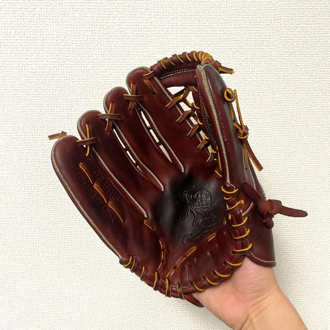 325 ローリングス HOH 即戦力 美品 軟式 外野手用グローブ 左投げ