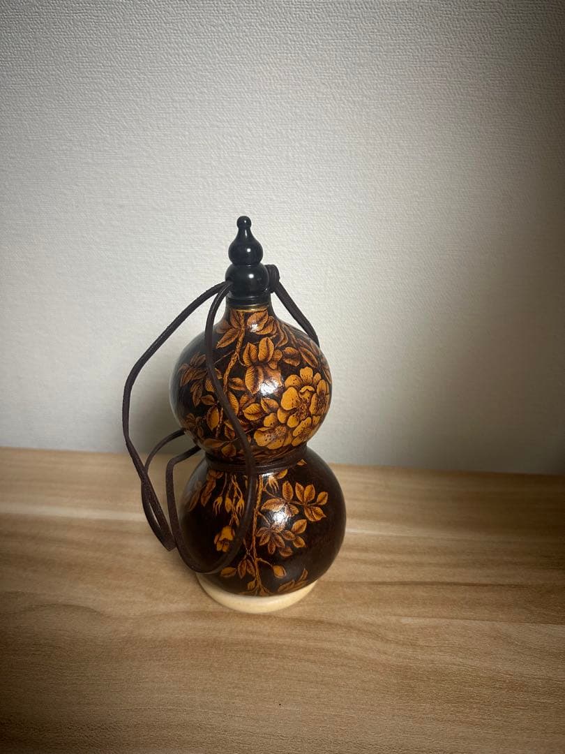 花模様の二重 酒瓢箪