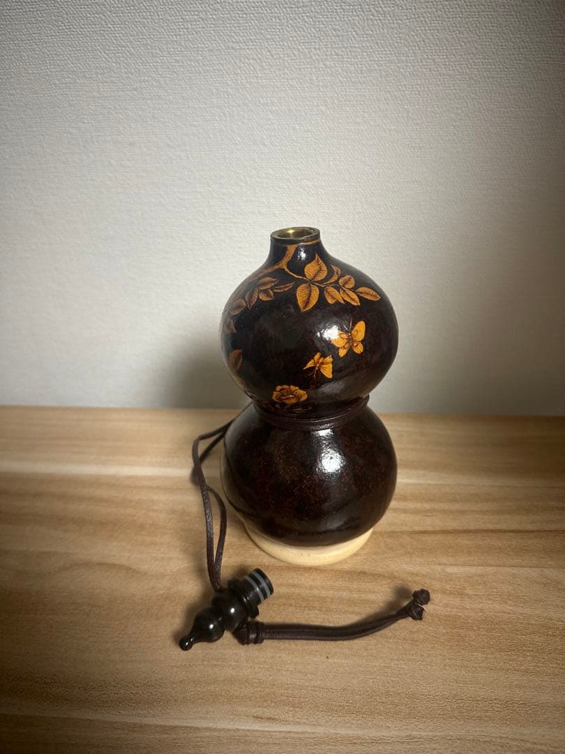 花模様の二重 酒瓢箪