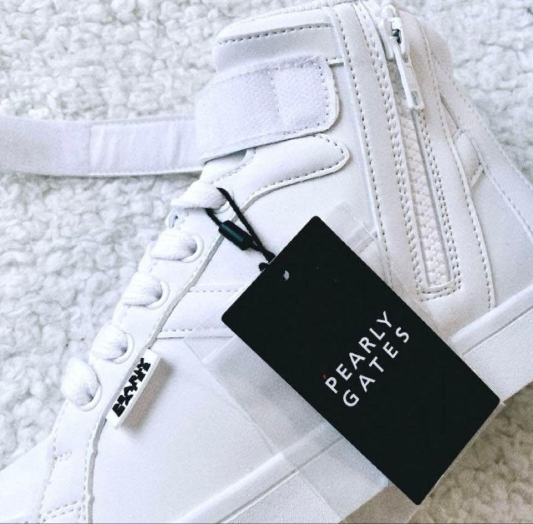 【35,200円新品】パーリーゲイツ　ゴルフ ミドルカット スパイク 23.5