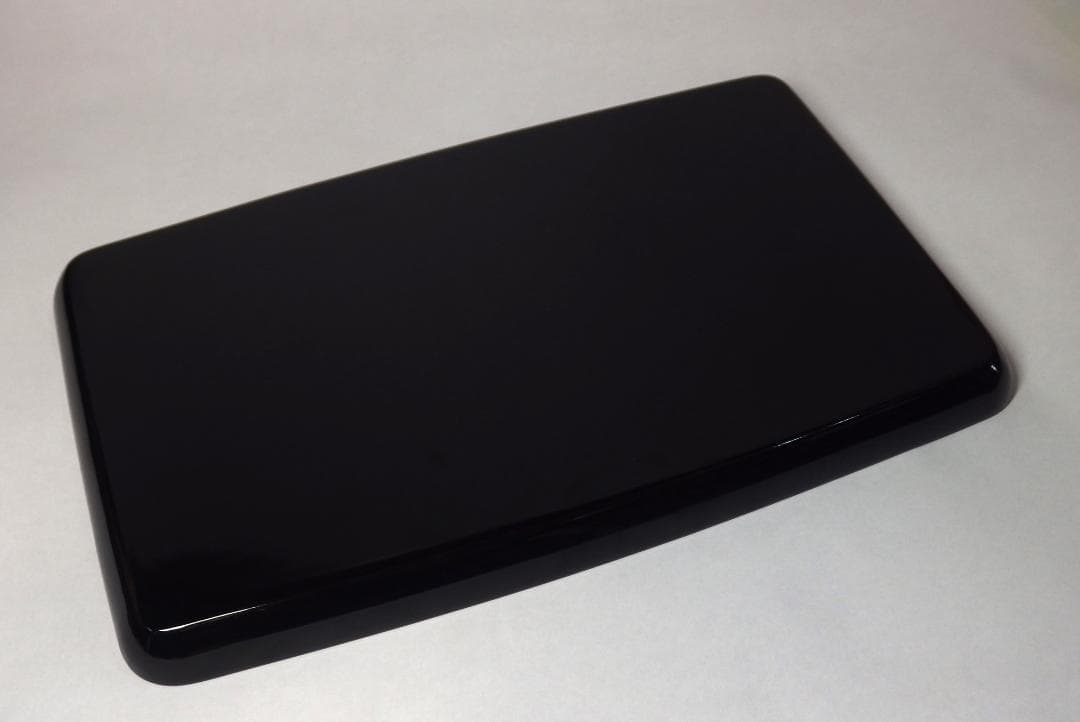 小松芳光作/蒔絵犬図長方盆/加賀蒔絵/石川県無形文化財/共箱