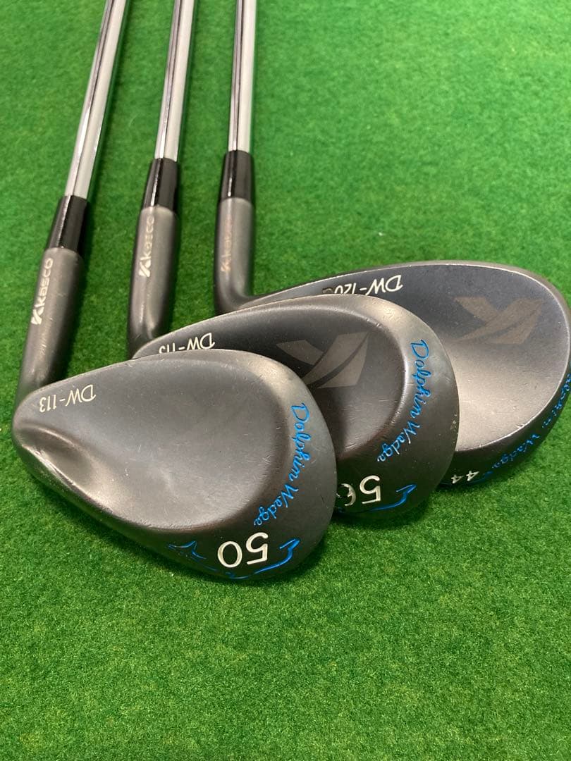 kascoドルフィンウェッジ BLK 44度50度56度3本セットRフレックス