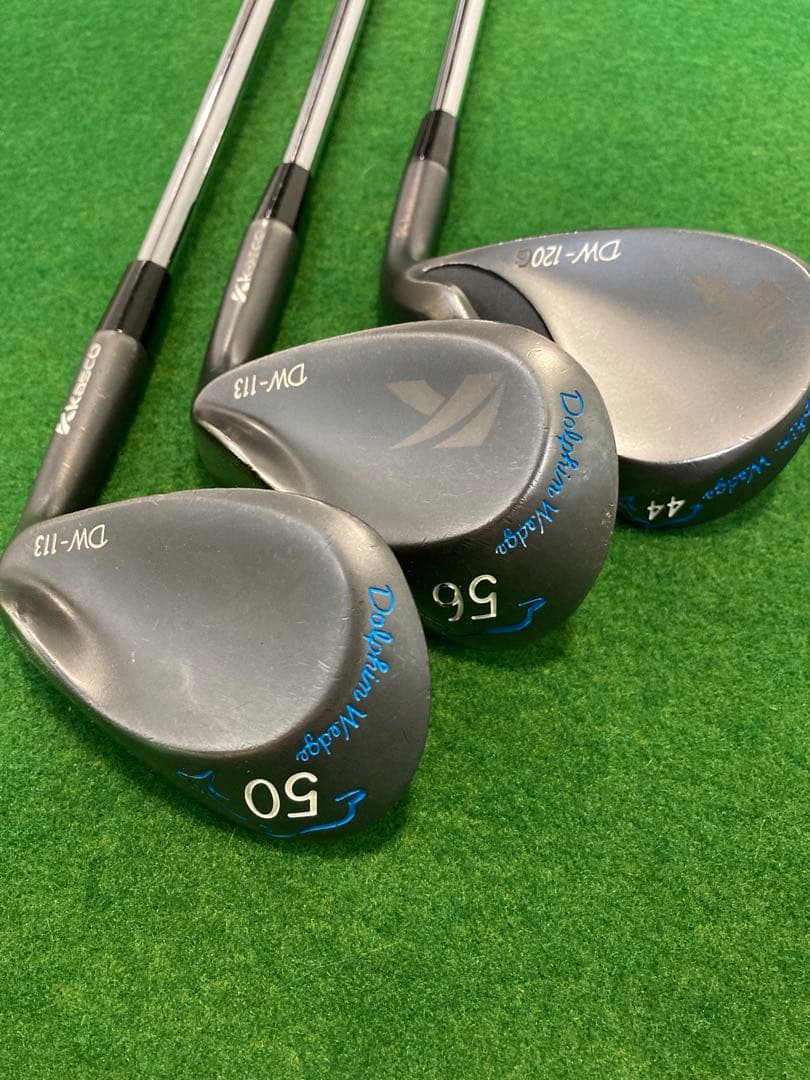 kascoドルフィンウェッジ BLK 44度50度56度3本セットRフレックス