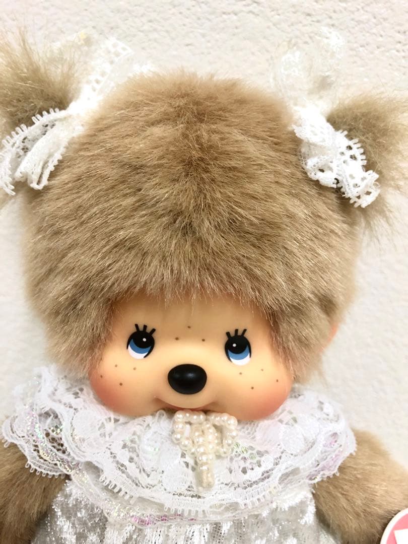 レーシーモンチッチ ぬいぐるみSサイズ　携帯マスコット　ホワイトセット　激レア