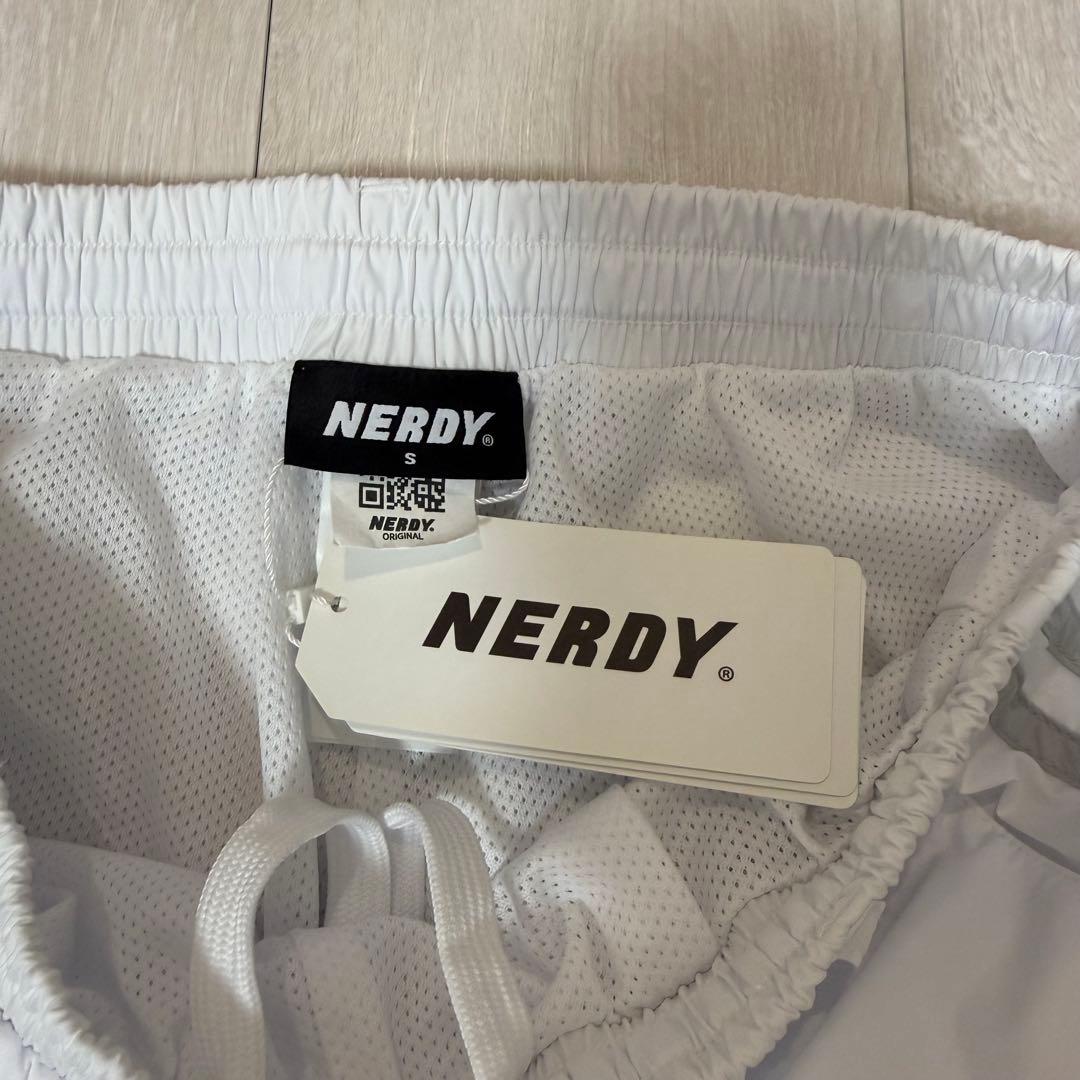 NERDY リボン ウィンドブレーカー ジャージ セットアップ 白