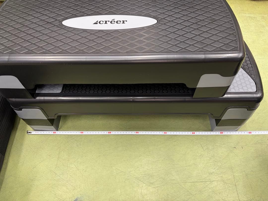 クレエ　creer エクササイズステップ台　踏み台二つセット　マットセット