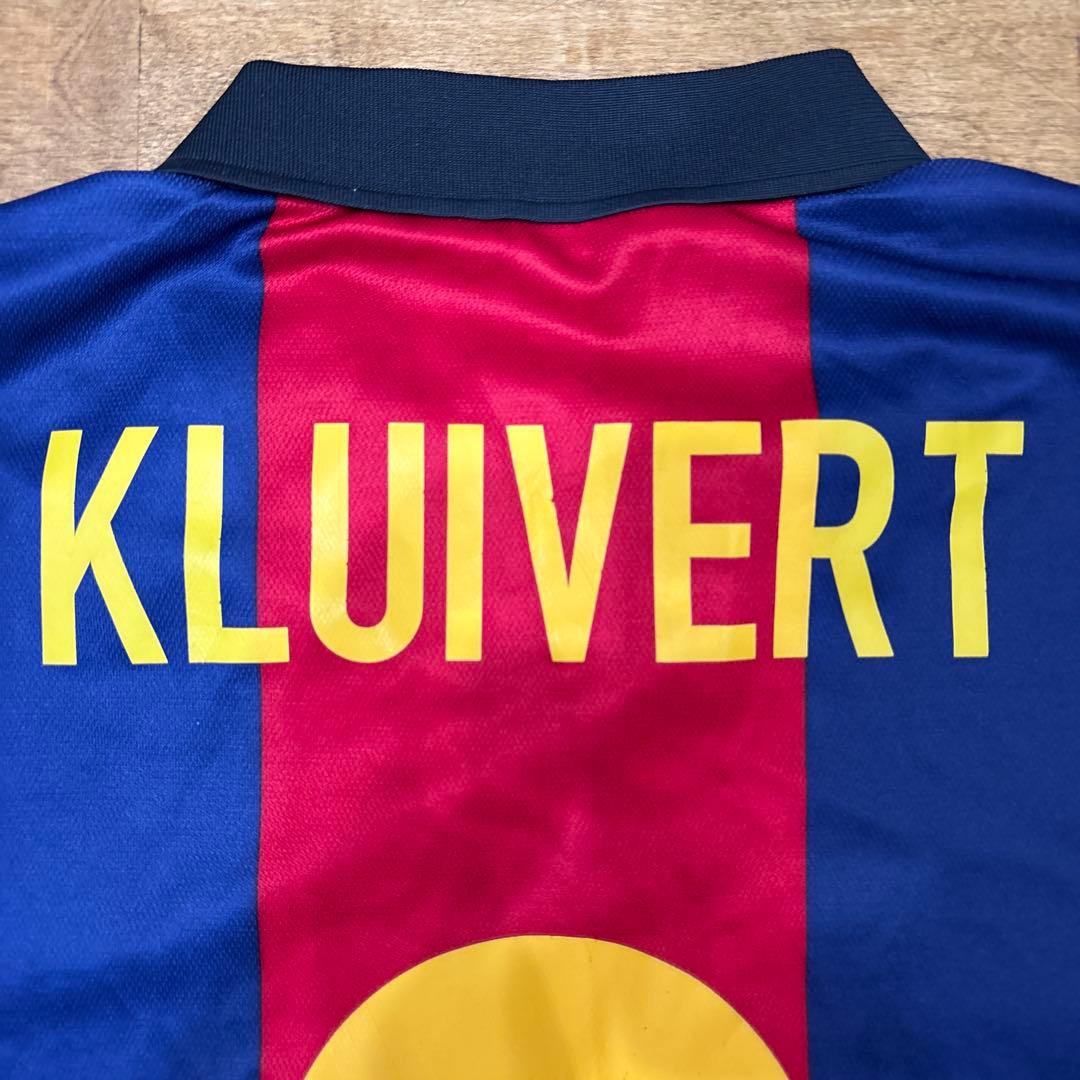 【美品】バルセロナ クライファート ユニフォーム 98-99 ナイキ M