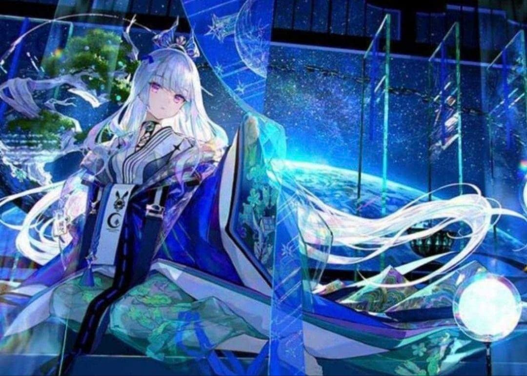 絵師100人展11 藤ちょこ かぐや姫 複製原画