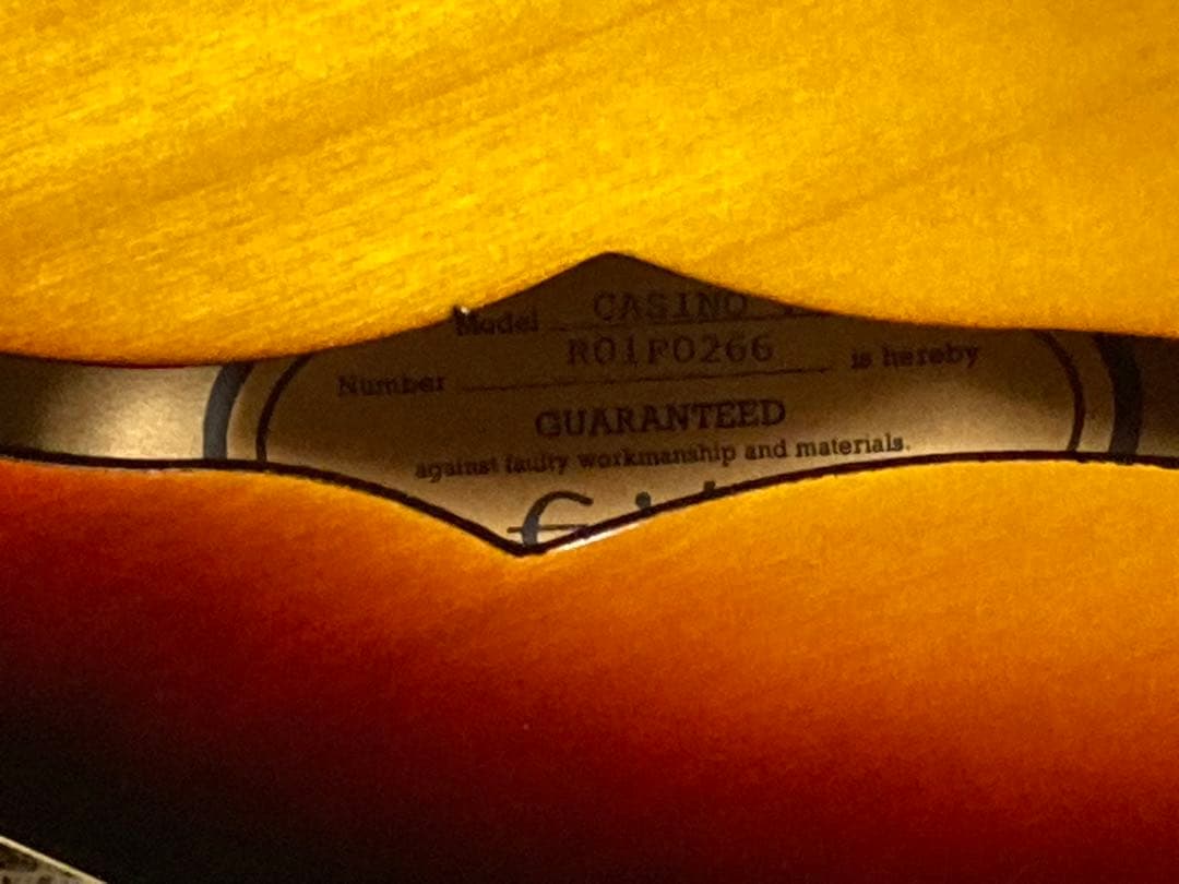 Epiphone CASINO 2001年韓国製