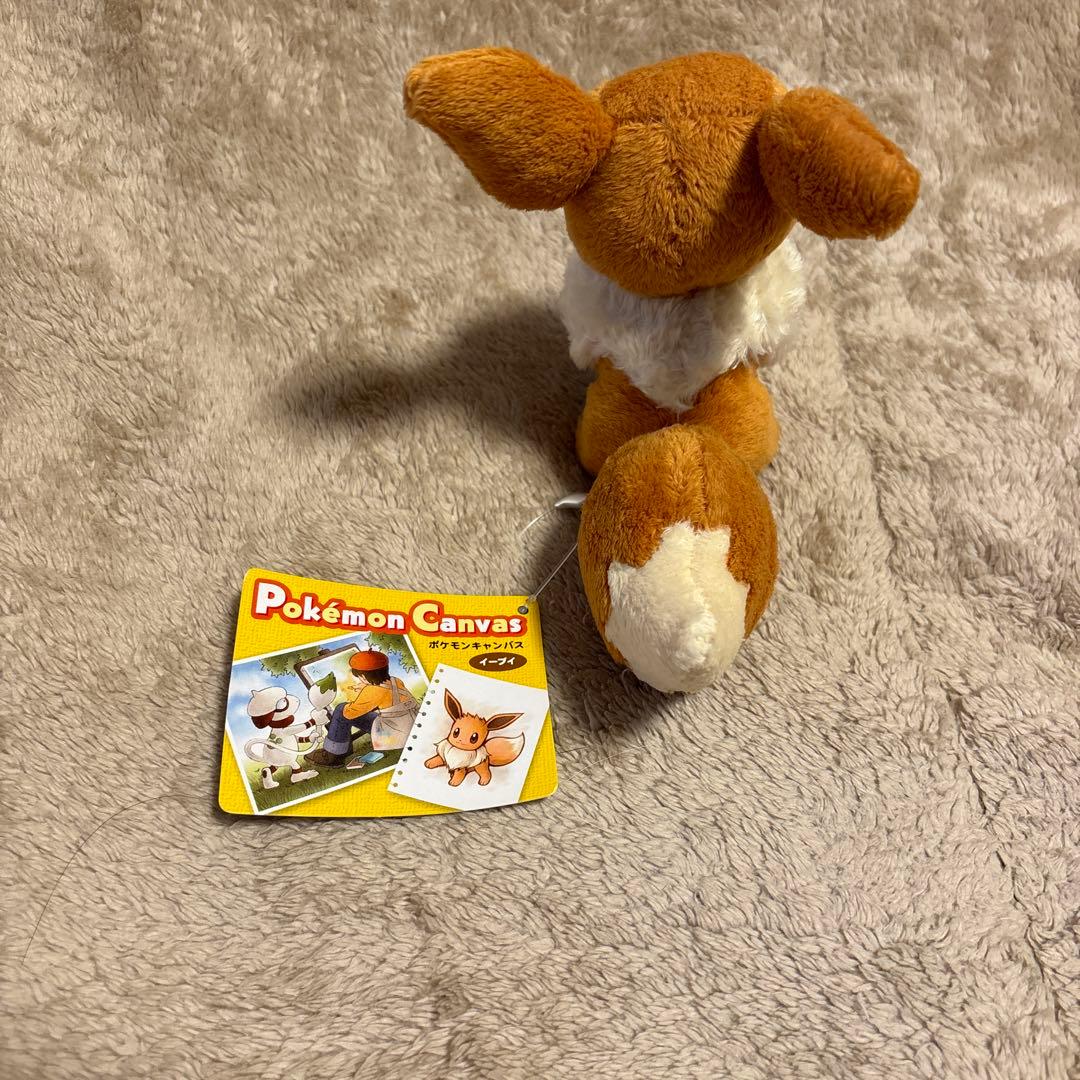 ポケモンセンター　キャンバス　イーブイぬいぐるみ