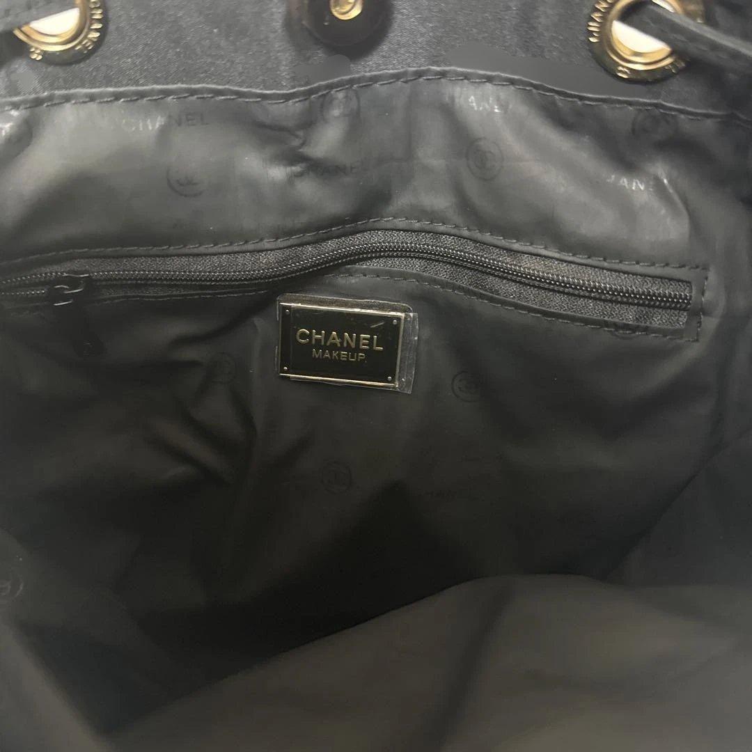 CHANEL ブラック ノベルティ　ショルダーバッグ　スパンコール