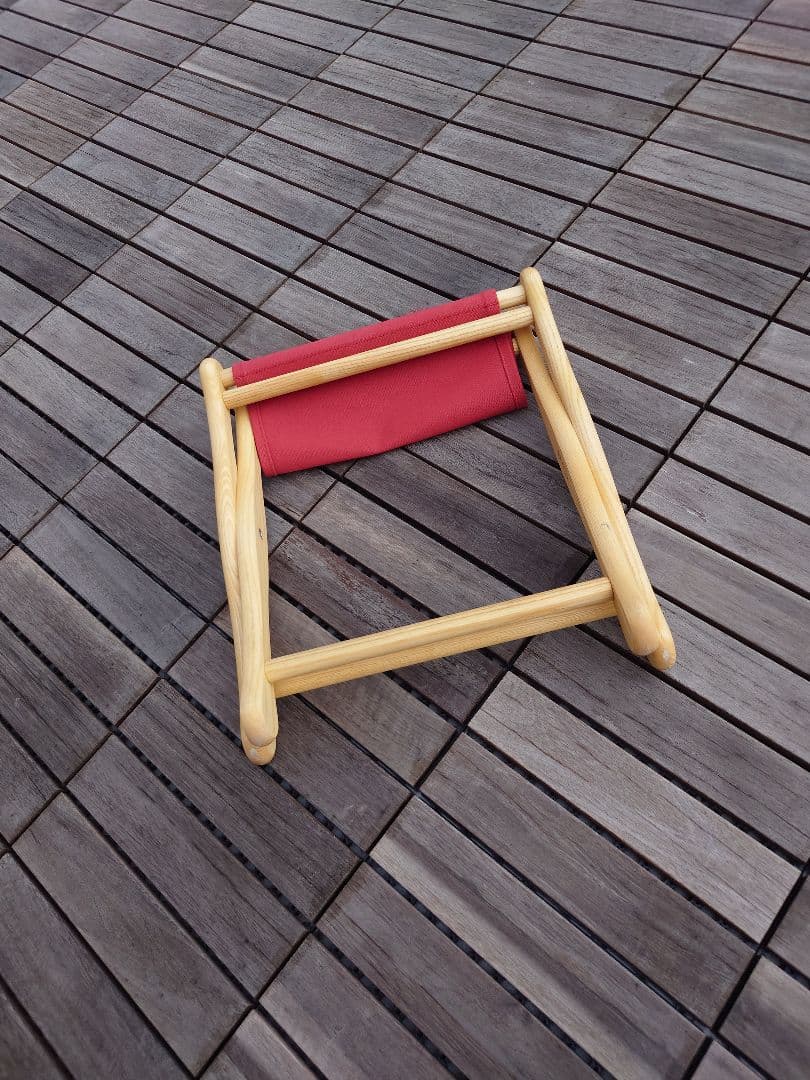 EIチェア／キャニオンレッド／キャンプスツール／ESSEX INDUSTRIES