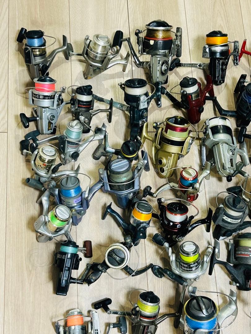 スピニングリール セット 96個 ジャンク