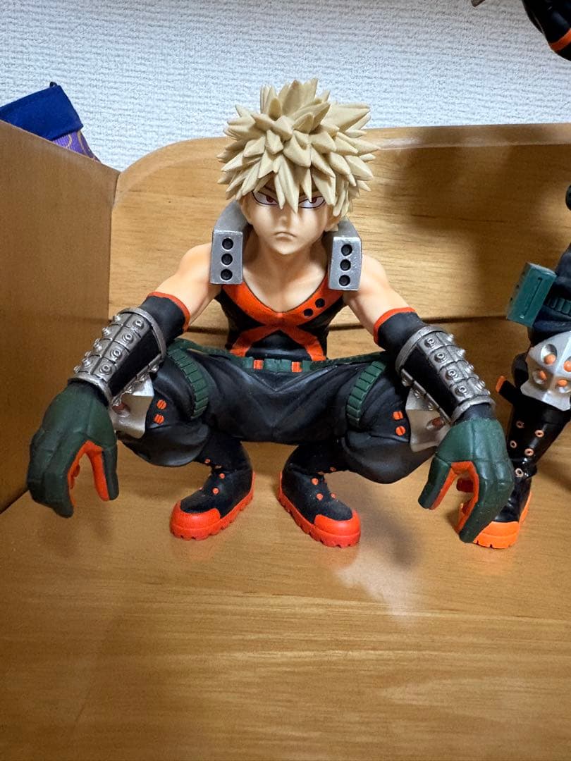 爆豪勝己　緑谷出久　フィギアセット