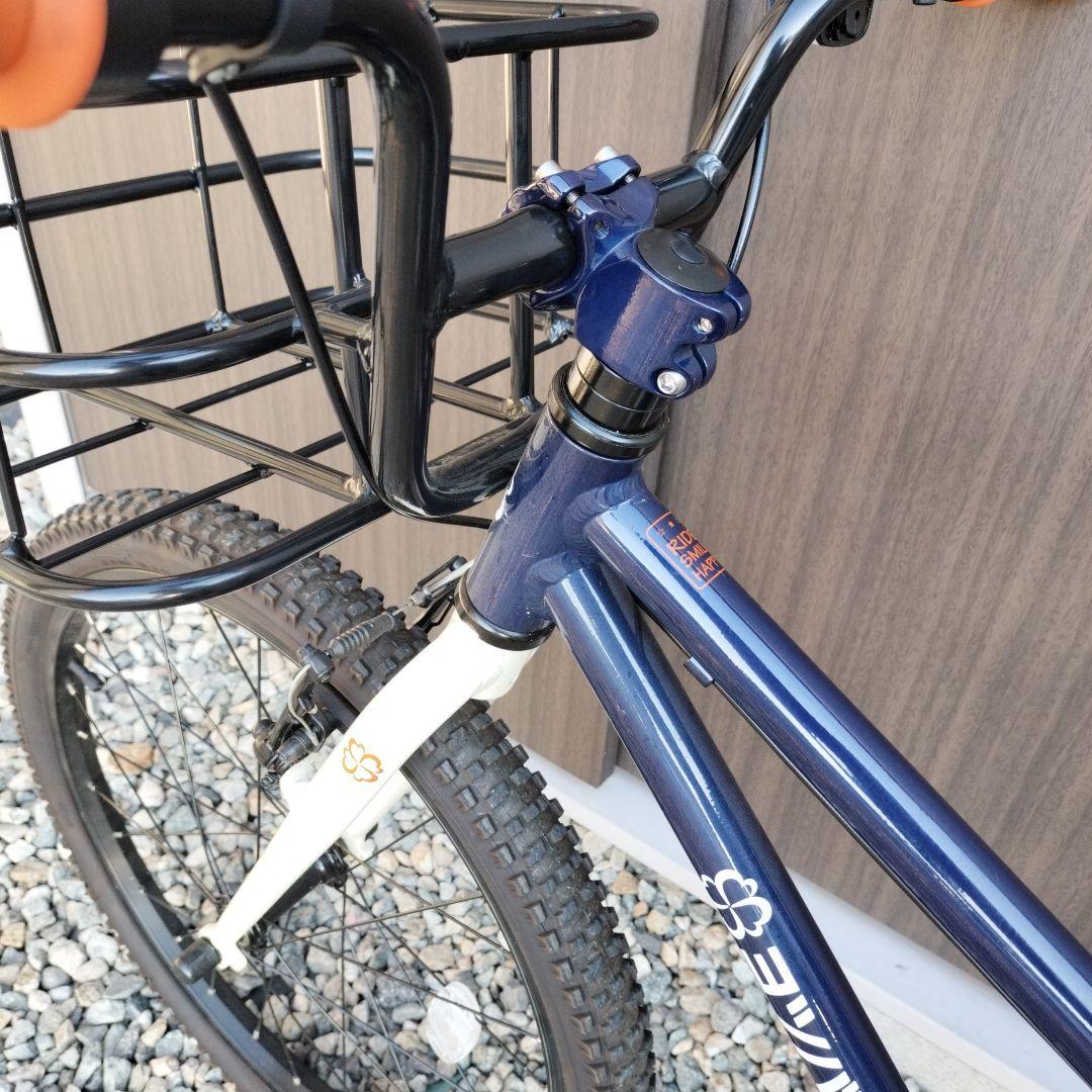 【岐阜県　手渡し】ヨツバサイクル　22インチ　子供用自転車