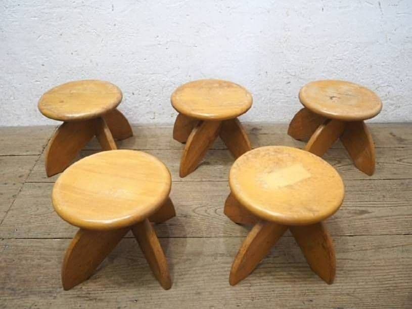 1030 ヴィンテージ　回転椅子　イス　チェア　スツール　古家具　古道具　レトロ