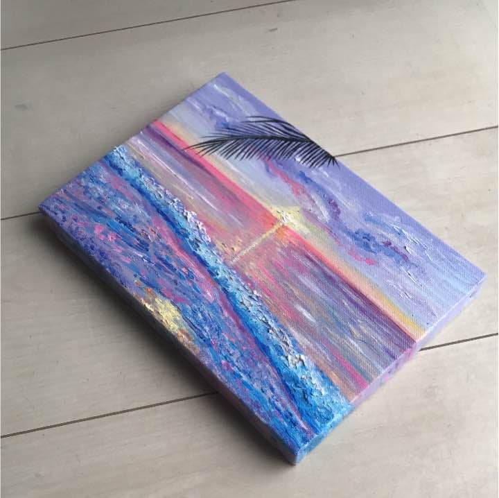 絵♡オーダー♡アート♡海の絵♡ロンハーマン♡tcss♡インテリア♡