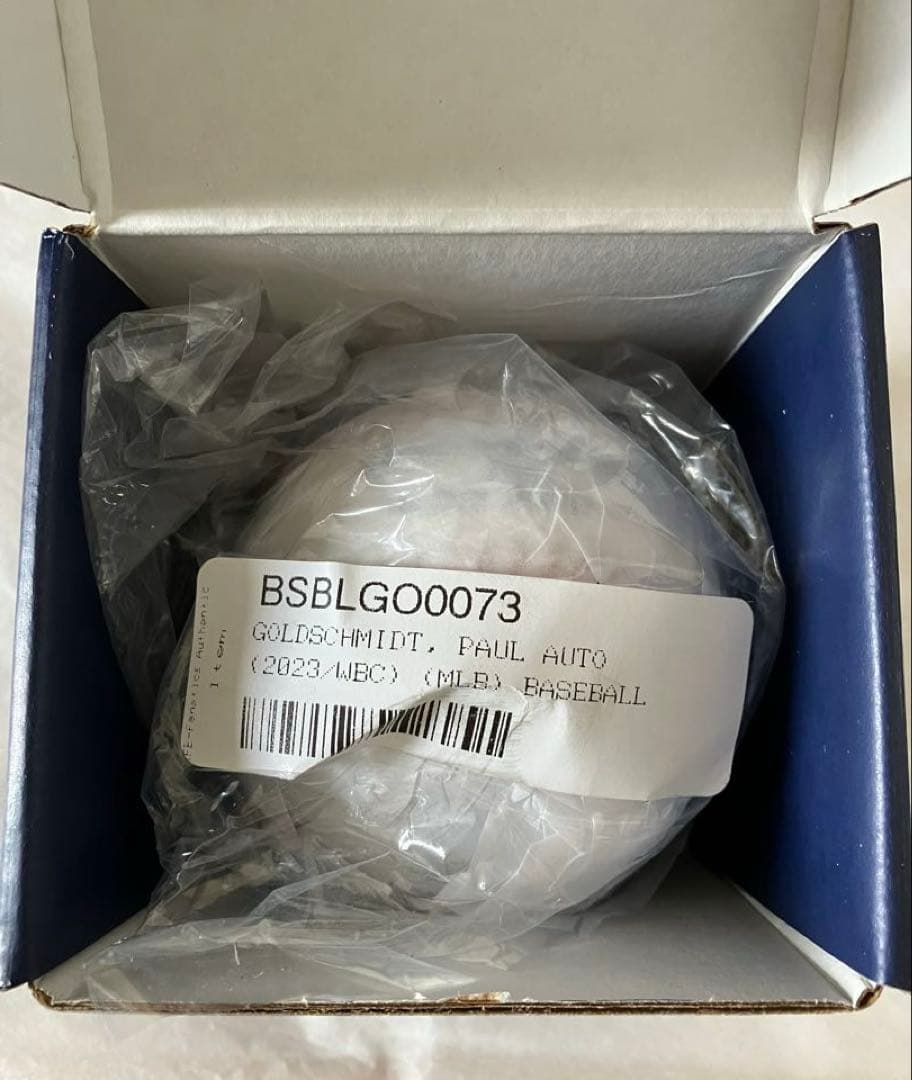 2023WBC米国代表 ゴールドシュミット 直筆サインボール