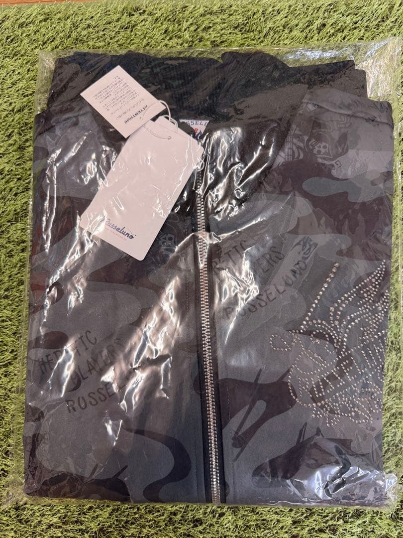 新品正規品【RUSSELUNO/5】スカジャン風ジャケット裏起毛フリースルチャ