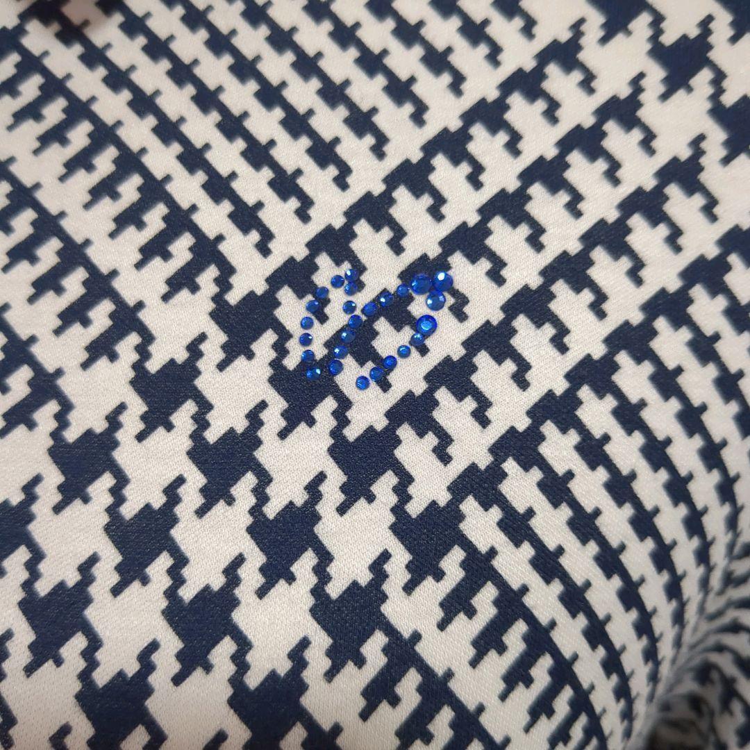 3065【美品】マスターバニーエディション　半袖ワンピース 千鳥格子柄 ベルト付