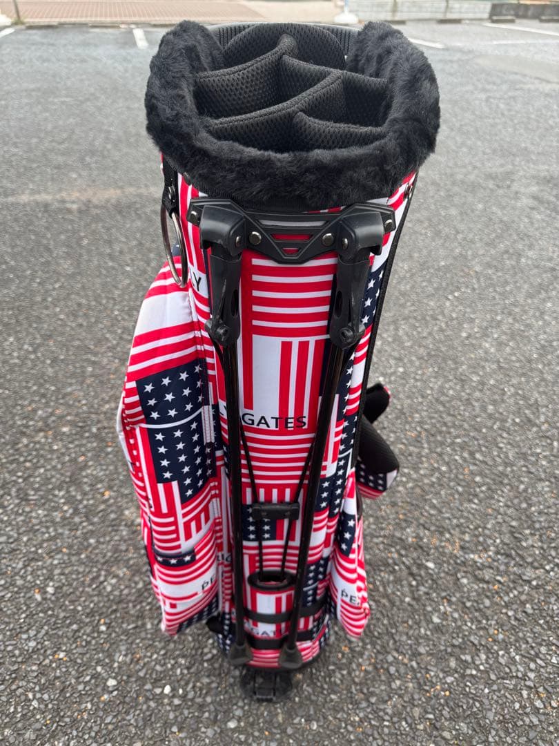 PEARLY GATES ゴルフバッグ アメリカ国旗柄