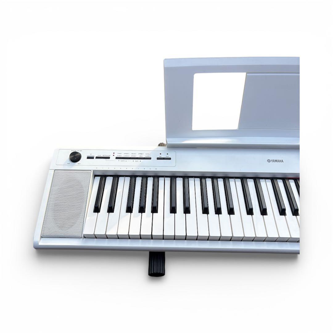 piaggero NP-12 ホワイト 電子ピアノ スタンドとイス付き