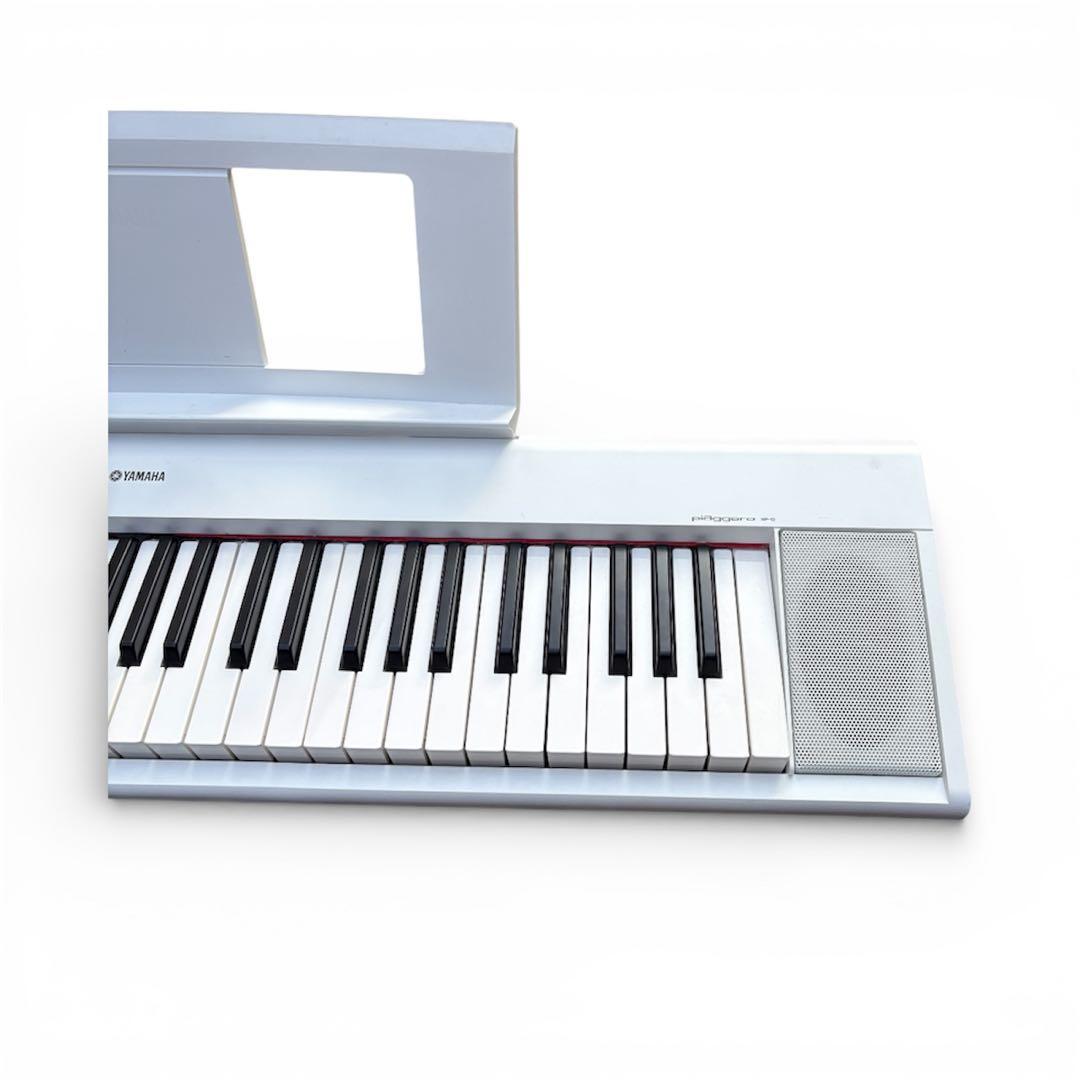 piaggero NP-12 ホワイト 電子ピアノ スタンドとイス付き