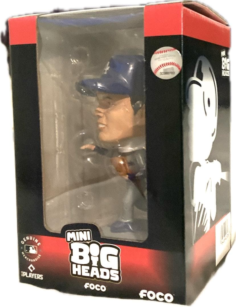 【1万体限定】大谷翔平 ドジャース バブルヘッド人形 ピッチャーグレーMLB公式