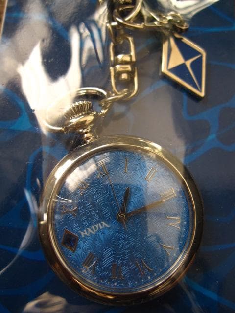 ふしぎの海のナディア展　イベント記念 　ブルーウォーター　キーチェーンウォッチ