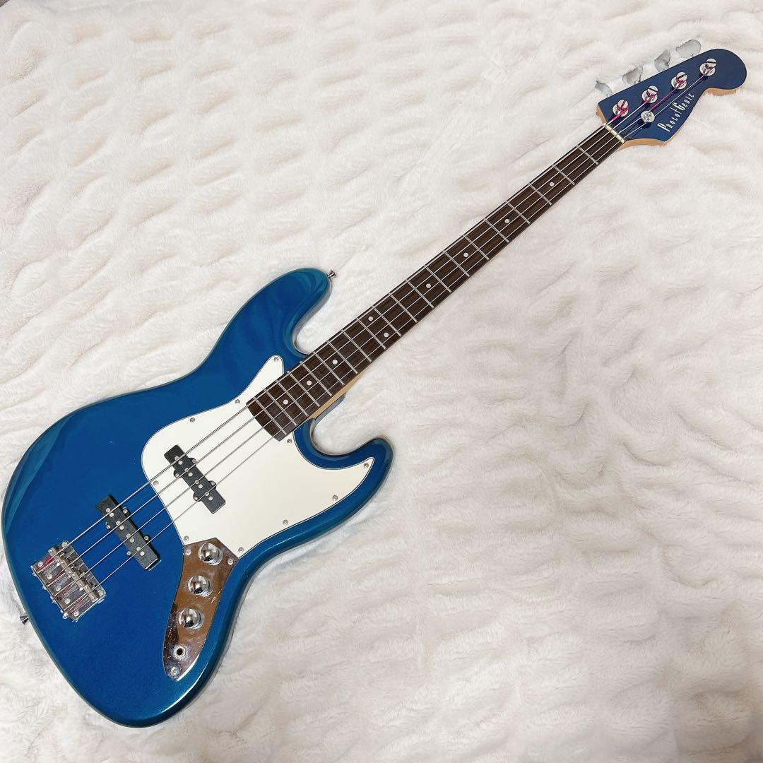 Photogenic フォトジェニック ジャズベース マッチングヘッド ブルー