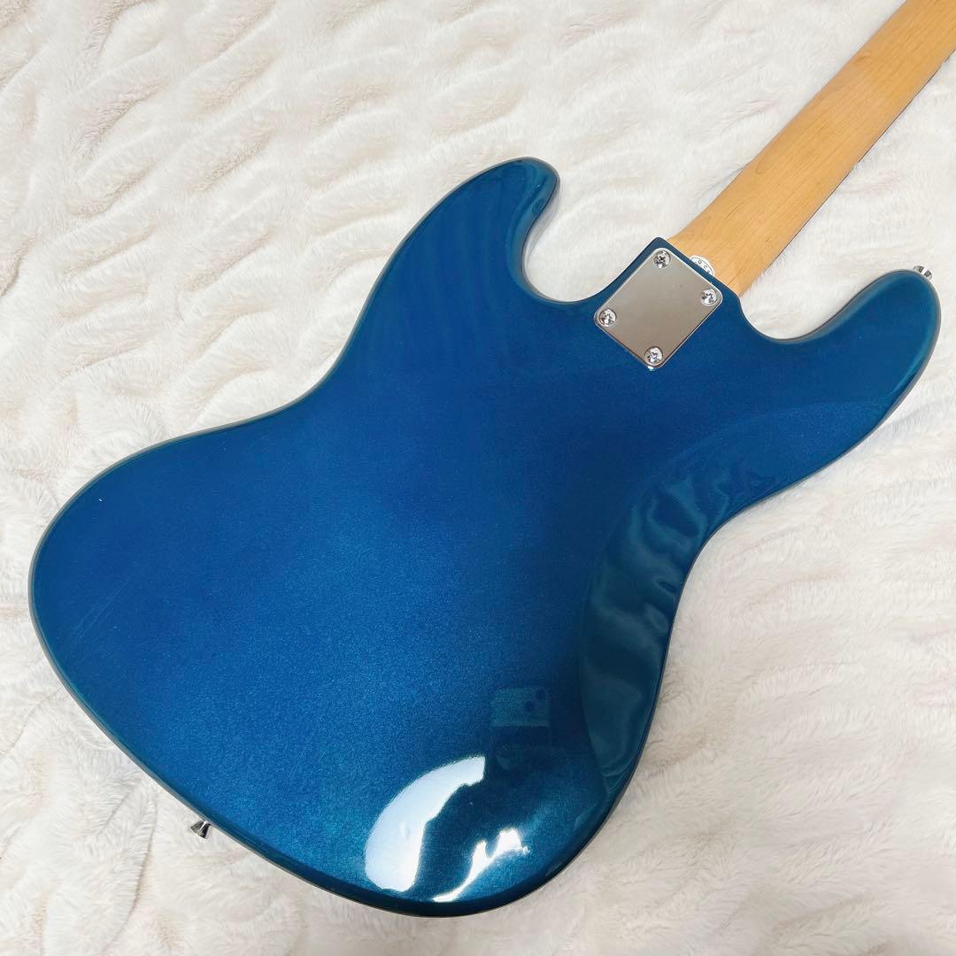 Photogenic フォトジェニック ジャズベース マッチングヘッド ブルー