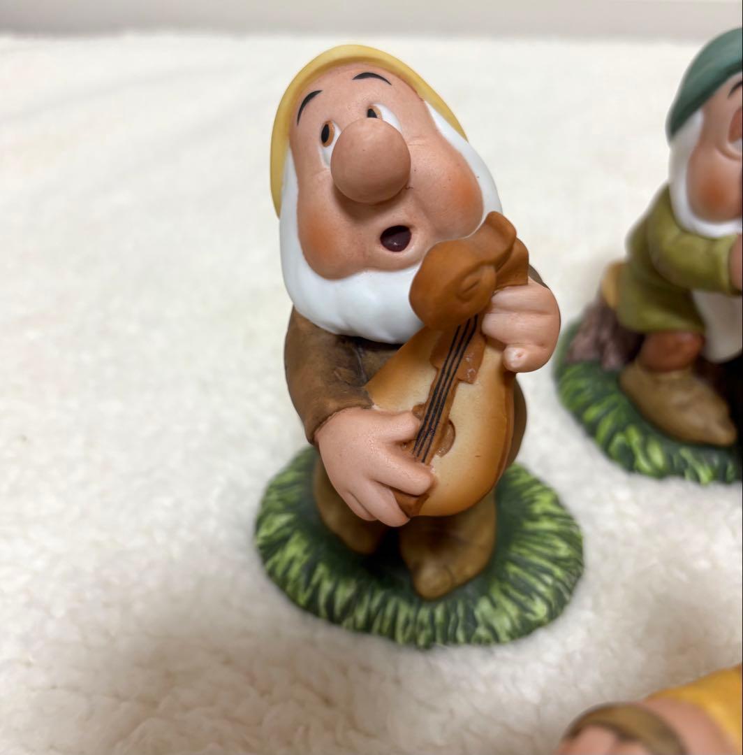 【希少】 白雪姫 7人の小人　加藤工芸　陶器　置物　ガーデンオーナメント　白雪姫