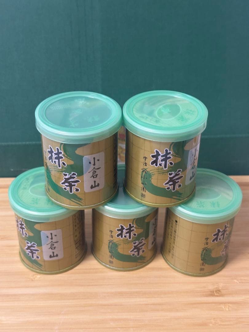 京都宇治　抹茶　山政小山園　小倉山30g 5缶セット