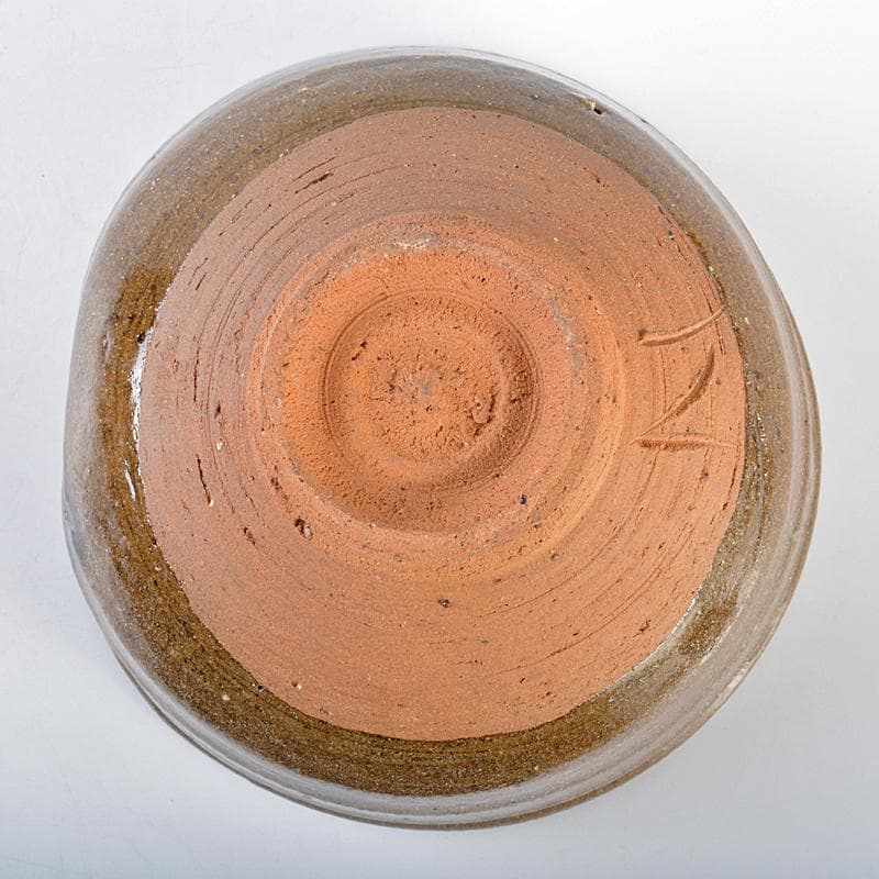 加藤唐九郎　一無斎（一ム斎）作　絵唐津　茶碗　淡々斎極め箱二重箱　H　R7523