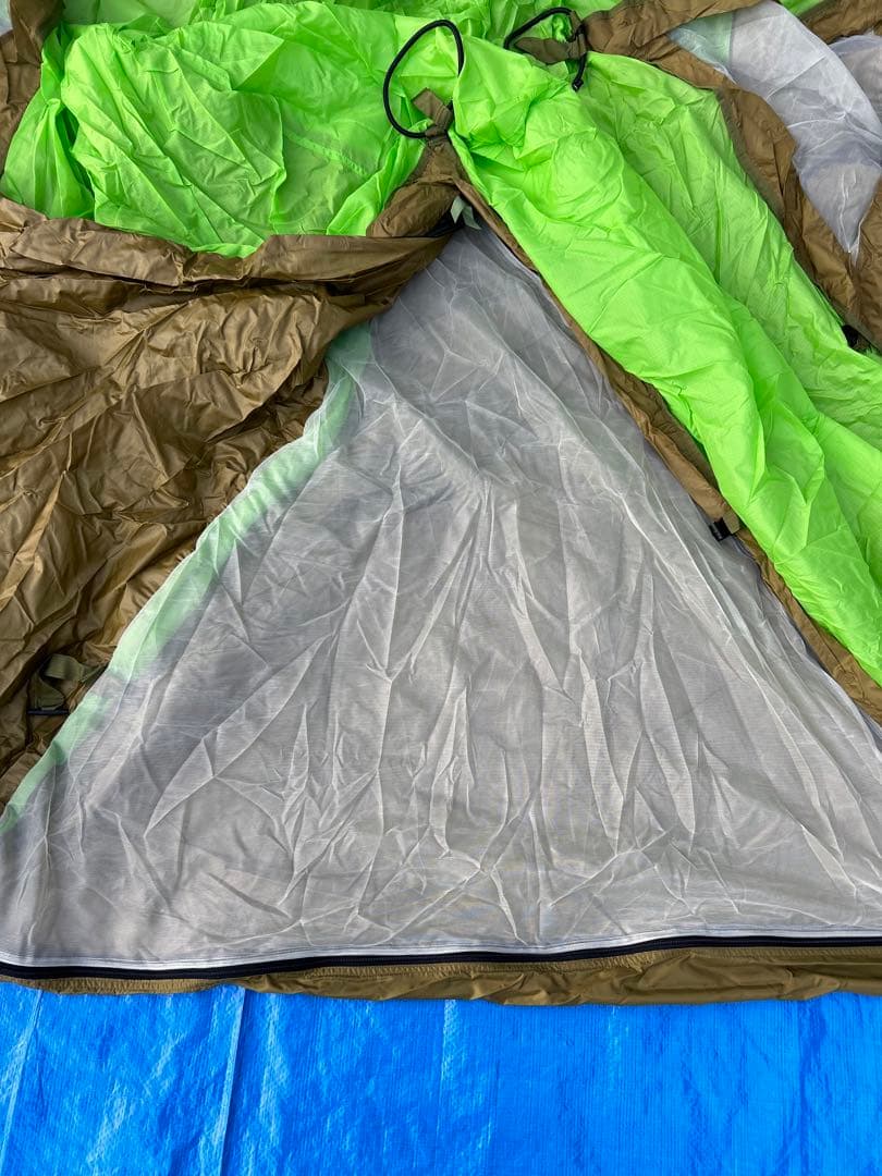 【美品】モンベル ムーンライトテントV グリーン 5型