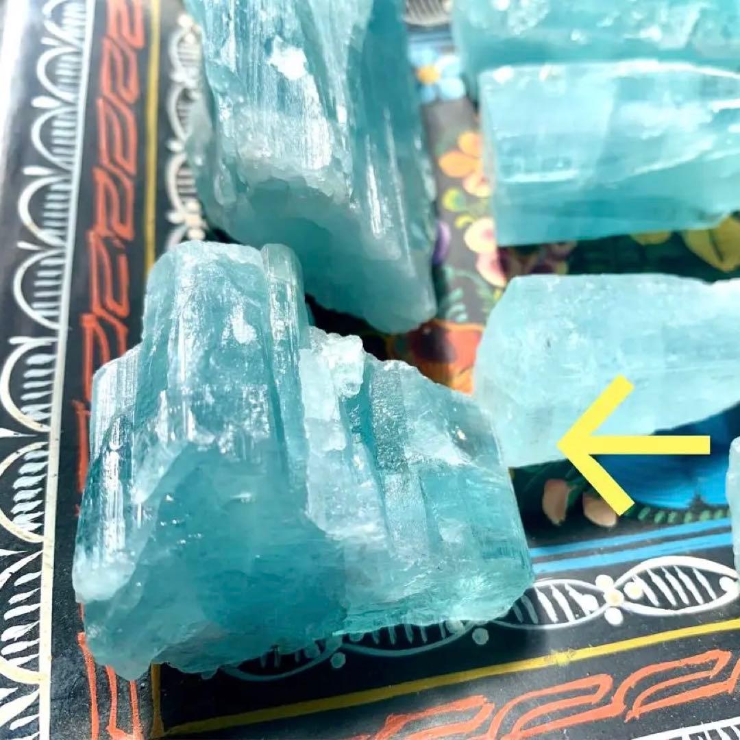 蝕像アクアマリン・バー2原石/巨大結晶/鉱物標本
