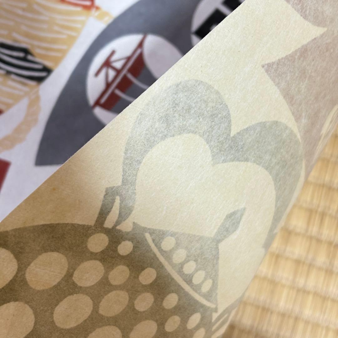 芹沢銈介　型染和紙　甕