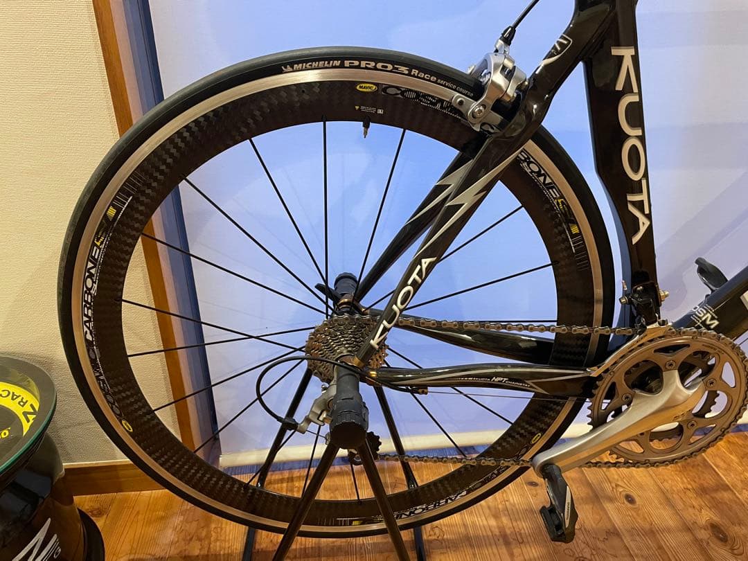 室内保管　KUOTA Kebel ⭐︎Mavicカーボン　ロードバイク