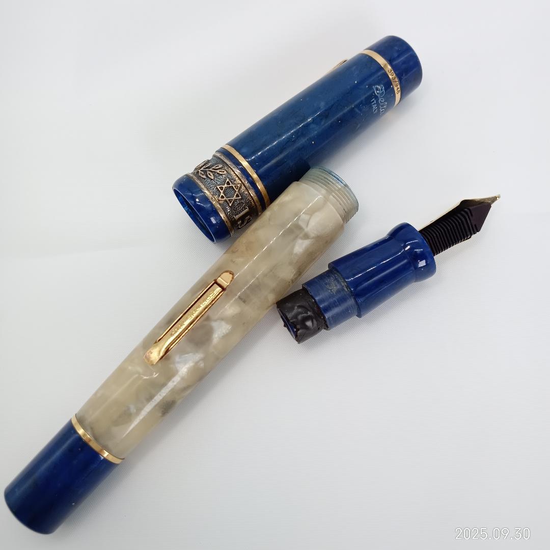 希少！ デルタ 限定948本 18K 万年筆 イスラエル 50 1998年