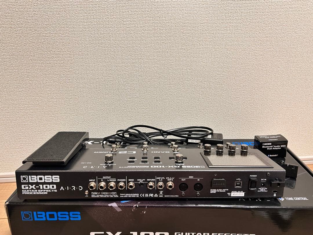 BOSS GX-100 ギターエフェクター　BT-Dual Adaptor付き