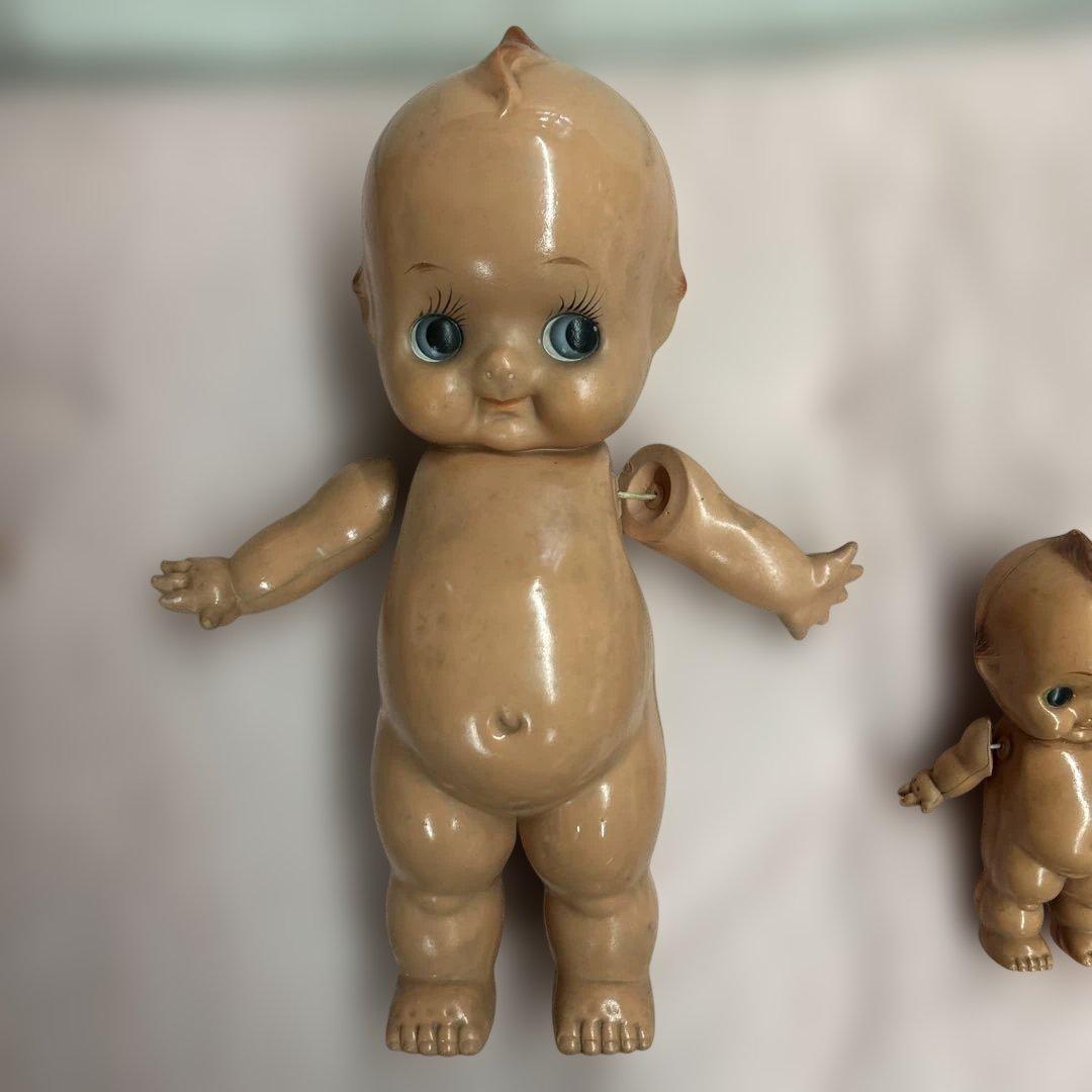 レトロ　セルロイド　キューピー　ビンテージ　ヴィンテージ　人形　当時物　昭和
