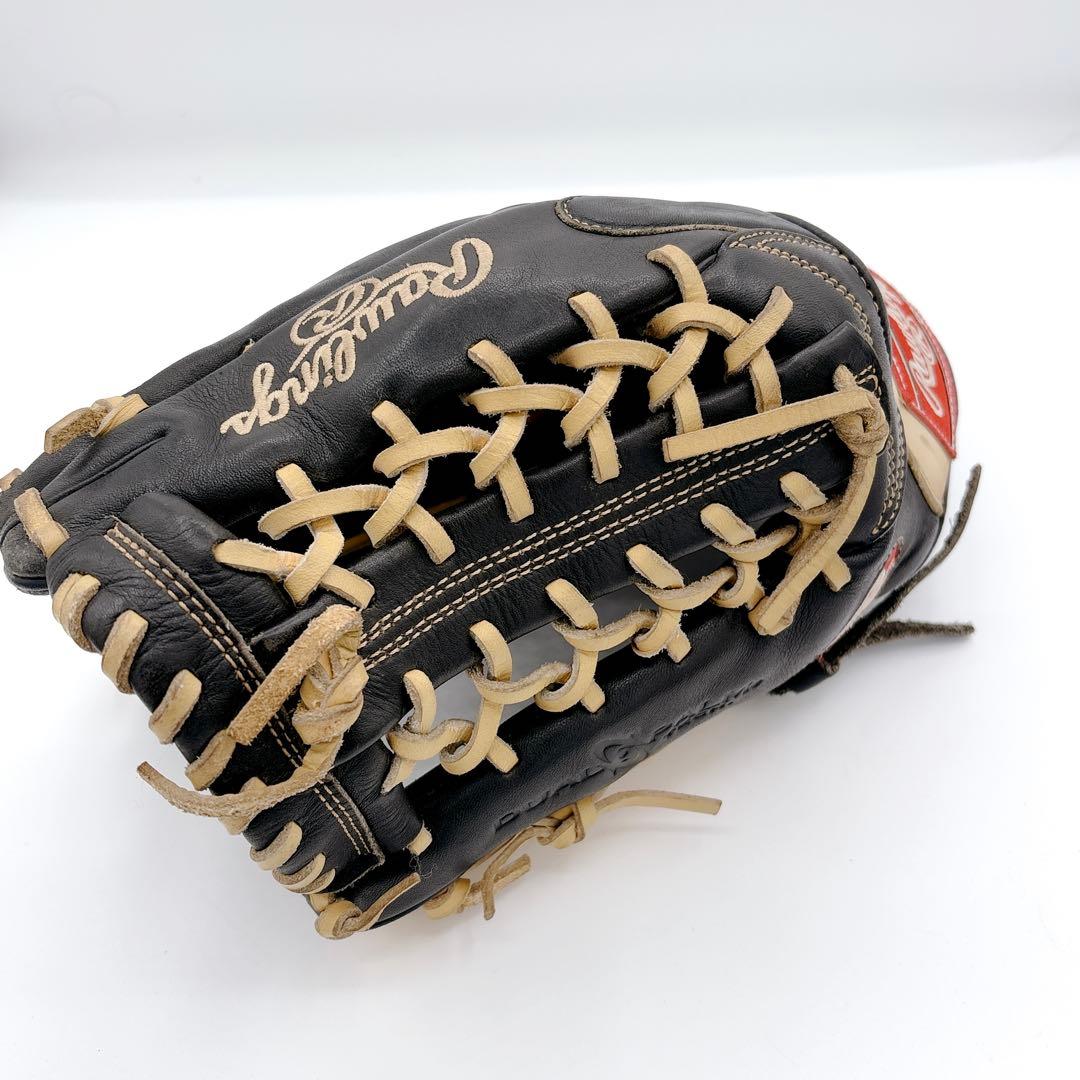 【希少カラー】 左利き ローリングス 軟式 野球 グローブ ブラック 本革