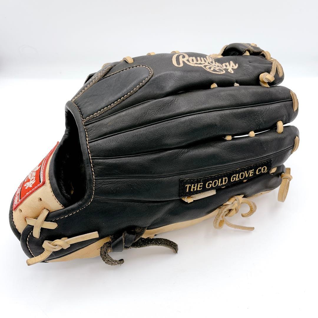 【希少カラー】 左利き ローリングス 軟式 野球 グローブ ブラック 本革