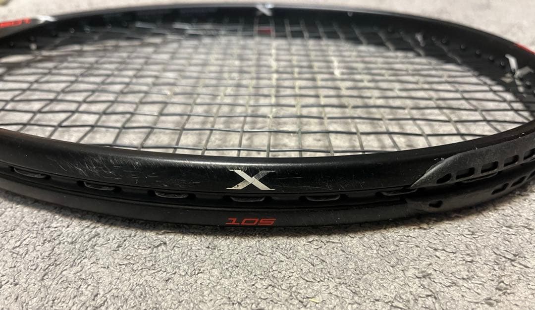 プリンスラケットエックスＸ(105，270グラム、G2)テニス