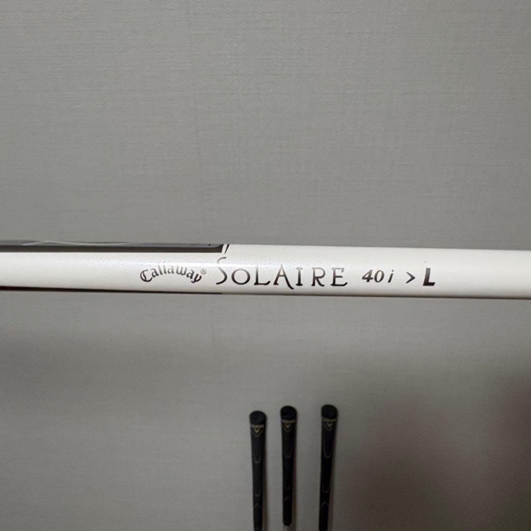 キャロウェイ ソレイル レディース　アイアンセット フレックスL