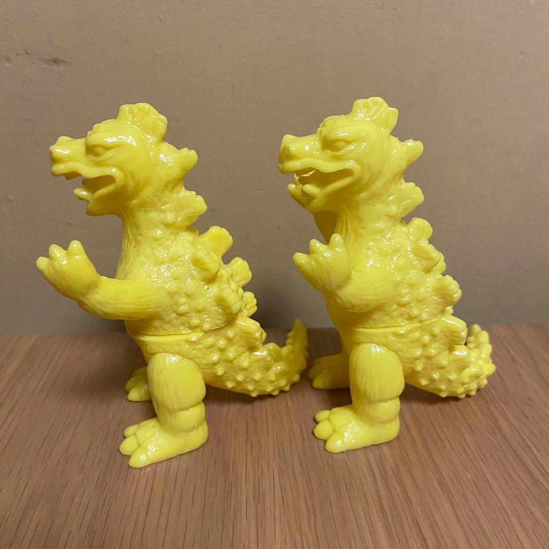 Killer J ミニサルモン ミニメヅラ 黄色成型　未塗装ソフビ 5427