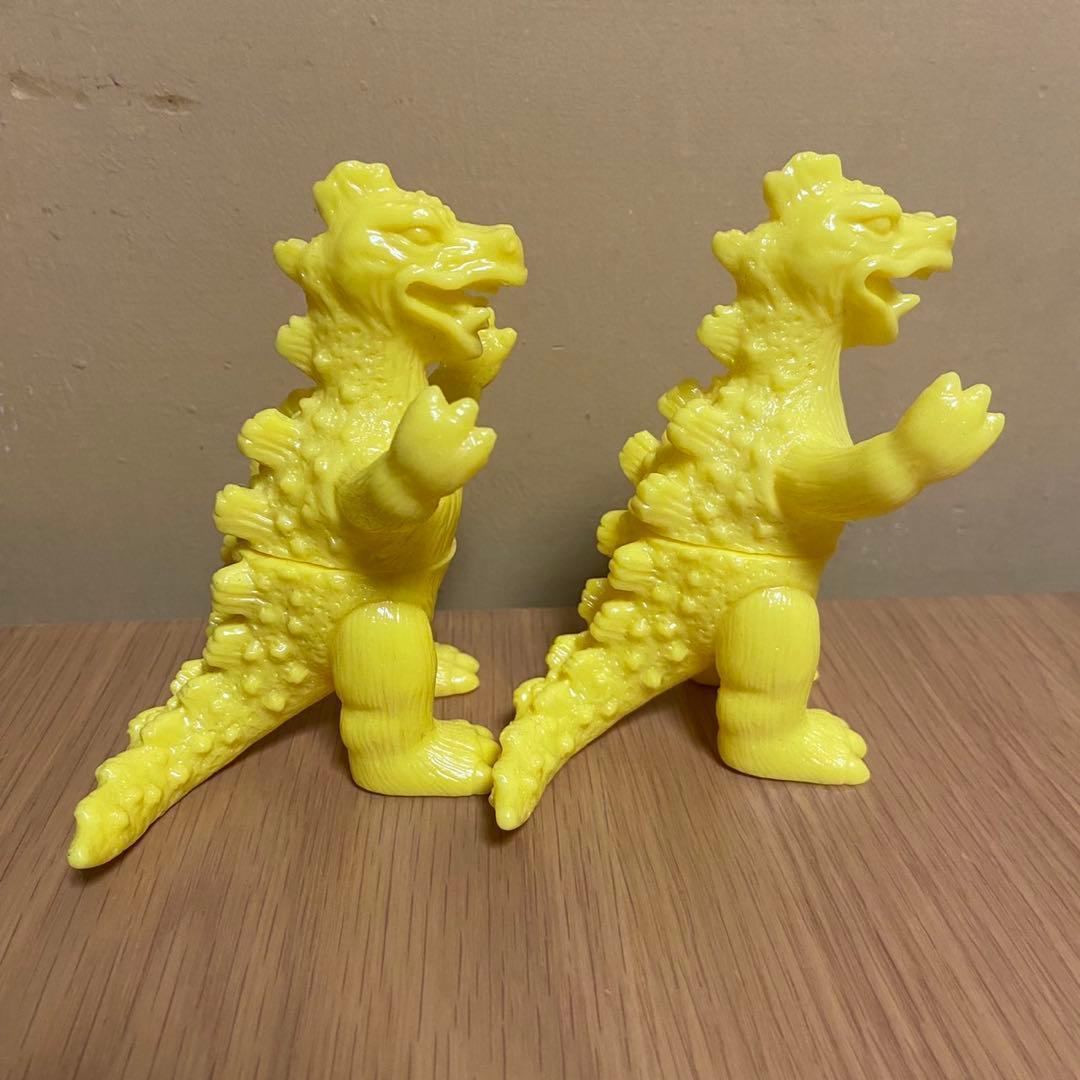 Killer J ミニサルモン ミニメヅラ 黄色成型　未塗装ソフビ 5427