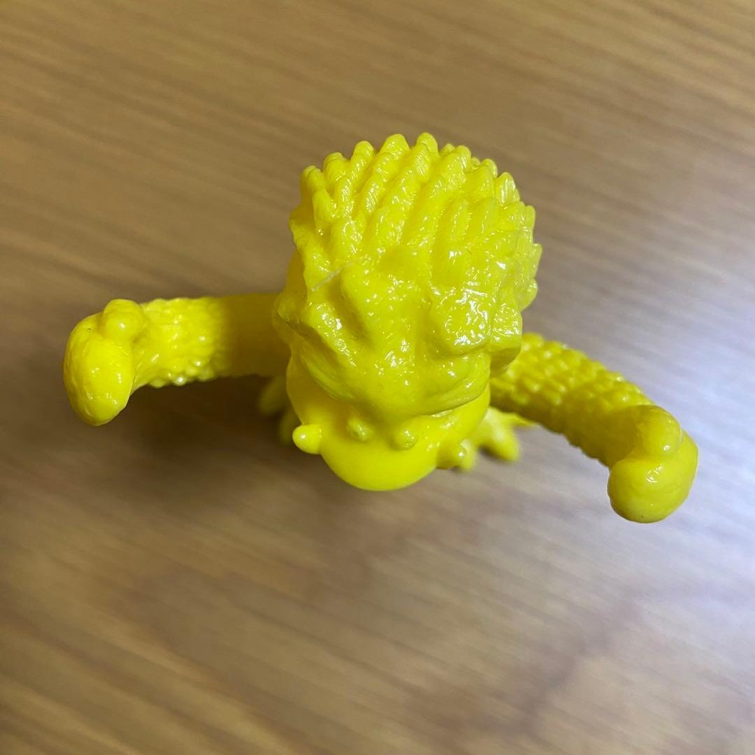 Killer J ミニサルモン ミニメヅラ 黄色成型　未塗装ソフビ 5427