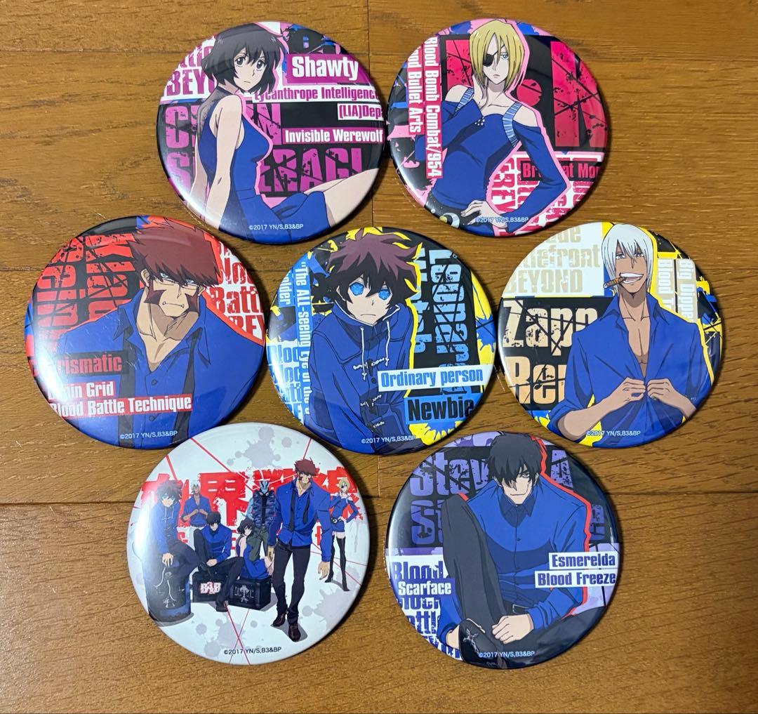 血界戦線 ドでか 缶バッジ レオナルド ザップ スティーブン等